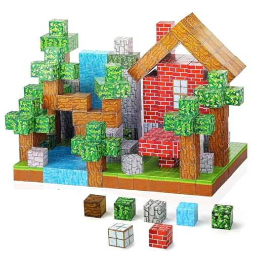 Image of Kidology 48PCS Magnetic Building Blocks for Kids | STEM Magnetic Tiles & Sticks Construction Set | Creative Learning Toy for Toddlers 3+ | Magnetic Cubes, Sensory Outdoor & Indoor Educational Toy