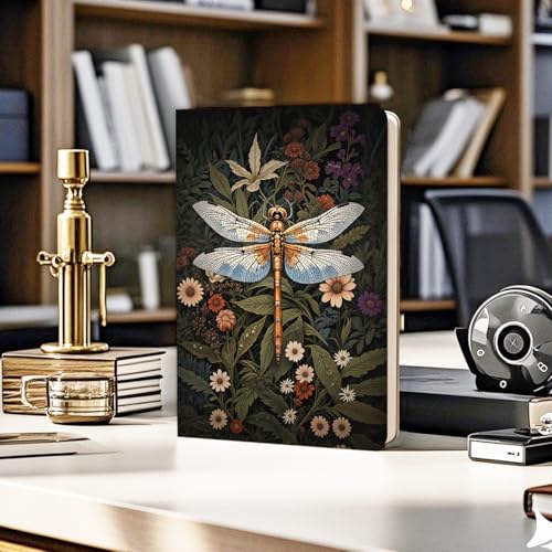 Carnet de notes A5 cottagecore vintage floral de 200 pages lignées - 4