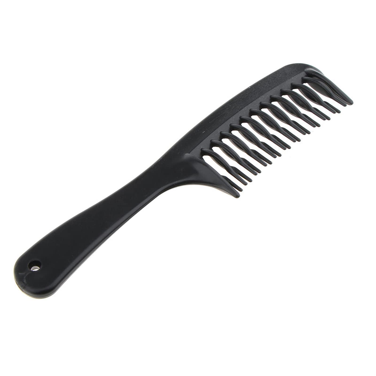 DieffematicSZ Grzebień Plastic Comb Hairdressing Comb Household Styling Comb Black Hair Comb Big Tooth Comb
