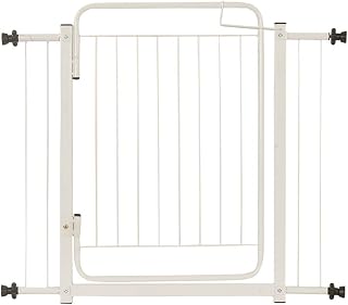 Grade de Seguraça 84/89cm Reforçada Para Pets Bebês Cães Crianças Proteção Escadas Corredor Vãos de Acompanha Extensores (Branca)