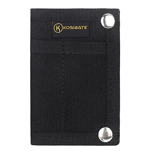 Forubar Small Edc Pouch, Edc Organizer, Mini Portable Tool Pouch For Flashlight/Tactical Pen/Card/Key-Men's Slim Pocket Organizer For Daily Carry (Black) #TOP22