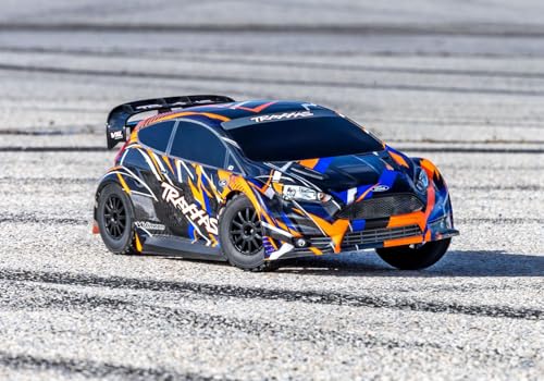 Traxxas Ford Fiesta ST Rally VXL Brushless Clipless naranja ORNG - imagen 3