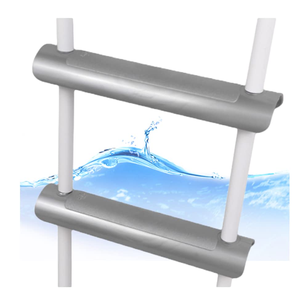 Échelle De Corde GATE14 Avec 5 Marches En Plastique - 146 X 30 Cm - Pour Bateau Et Annexes