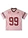 Adenorah Y2K Graphic Tees for Women Men Vintage V Neck Oversized Tshirts 90S Fashion Casual Loose Fit Jersey Tops Streetwear, Pink, Medium