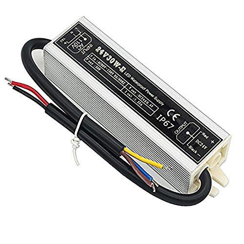 30 vatios impermeable IP67 fuente de alimentación LED transformador 110 V CA 60 Hz a 24 V DC salida de baja tensión para iluminación de paisaje de bajo voltaje proyector al aire libre Cover