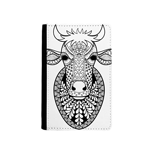 Étui pour passeport motif vache coloré cadeau idéal grand voyageur
