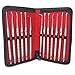 A2Z Scilab Professional Mini Root Elevator Proximators Luxating Elevators PDL Root Elevators 13 Pcs Dental Instruments Comes with Color Coded Ends in a Zippered Carrying Case
