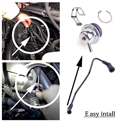 17113556 Jccglobal Fuel Injection Pressure Regulator Vacuum Line Hose Compitable With Gm Buick Rainier Escalade Chevy Avalanche Express Silverodo Sububan Nvoy Savana Sierra Yukon Xl H2 Isuzu. #TOP5