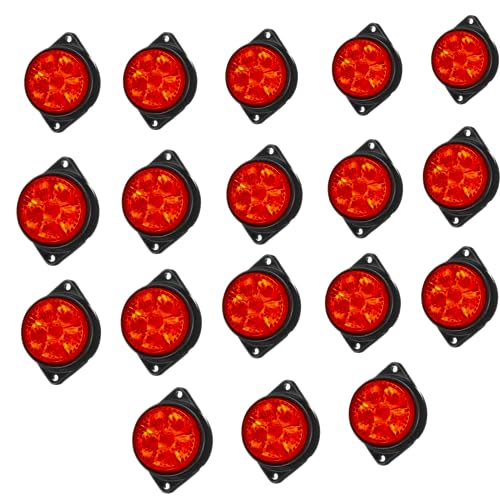 Marqueur de remorque imperméable 24V à LED 18-PCS haute visibilité