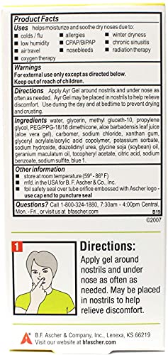 Ayr Saline Nasal Gel With Soothing Aloe, 0.5 Ounce (Pack Of 2) #TOP2