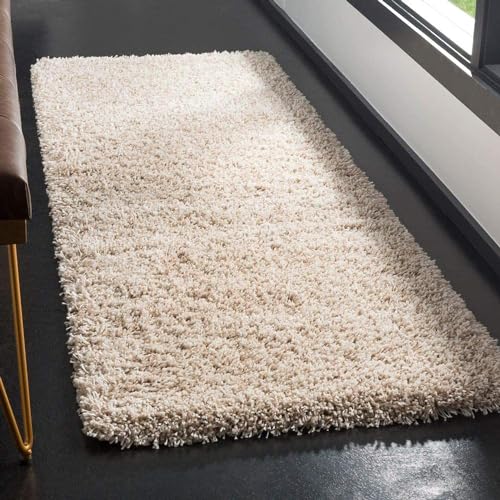 Image of SAGON Anti-Skid Shaggy Carpet Rug for Home | Ultra-Soft Plush Floor Mat for Living Room & Bedroom | Non-Slip, High-Density, Cozy Luxury Decor| 2 x 3 Feet Ivory