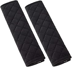 Seat Belt Cover Seat Belt Pad Car Accessory Soft and Comfortable, Protects Shoulder and Neck Shoulder Pad Reduces Pressure Sensation Suitable for Children to Adults 2-Piece Set