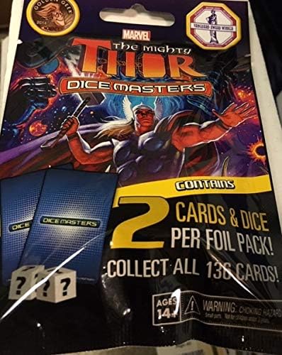 WizKids The Mighty Thor Dice Masters Booster Pack (2 Cards and dice per Pack) 2017