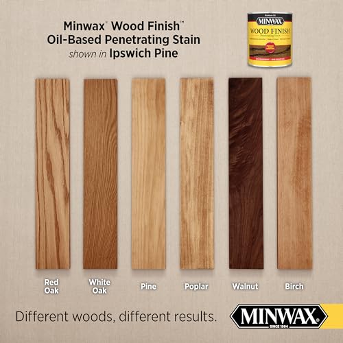 Image of Minwax 70004444 Wood Finish Penetrating Stain, Quart, Ipswich Pine