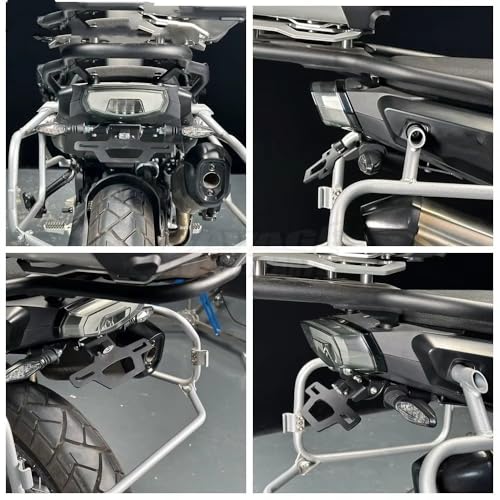 Support d'immatriculation CFMOTO MT700 avec lumière LED intégrée et robuste - 6