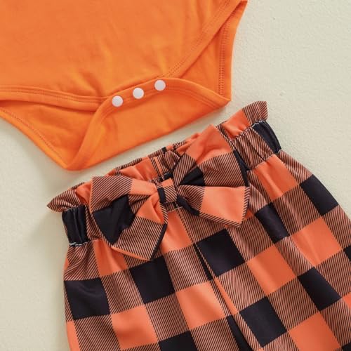 Kupretty Baby Girl Clothes Infant Fall Winter Outfit Long Sleeve Ruffle Romper Bodysuit + Camouflage Pants + Headband Set4