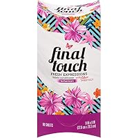 Final Touch Bohemian Fabric Softener Dryer Sheets, 80