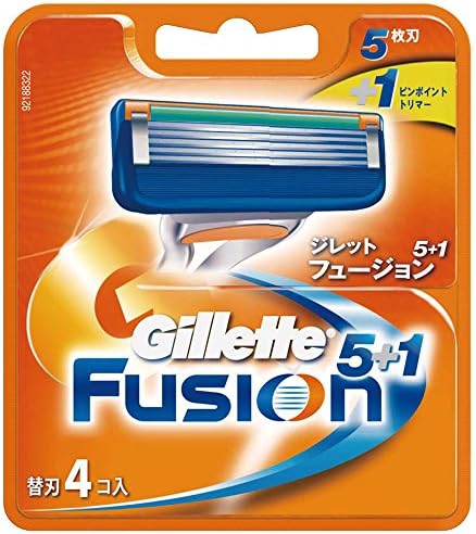 Amazon.co.jp: ジレット 髭剃り フュージョン5+1 替刃4個入 : ビューティー
