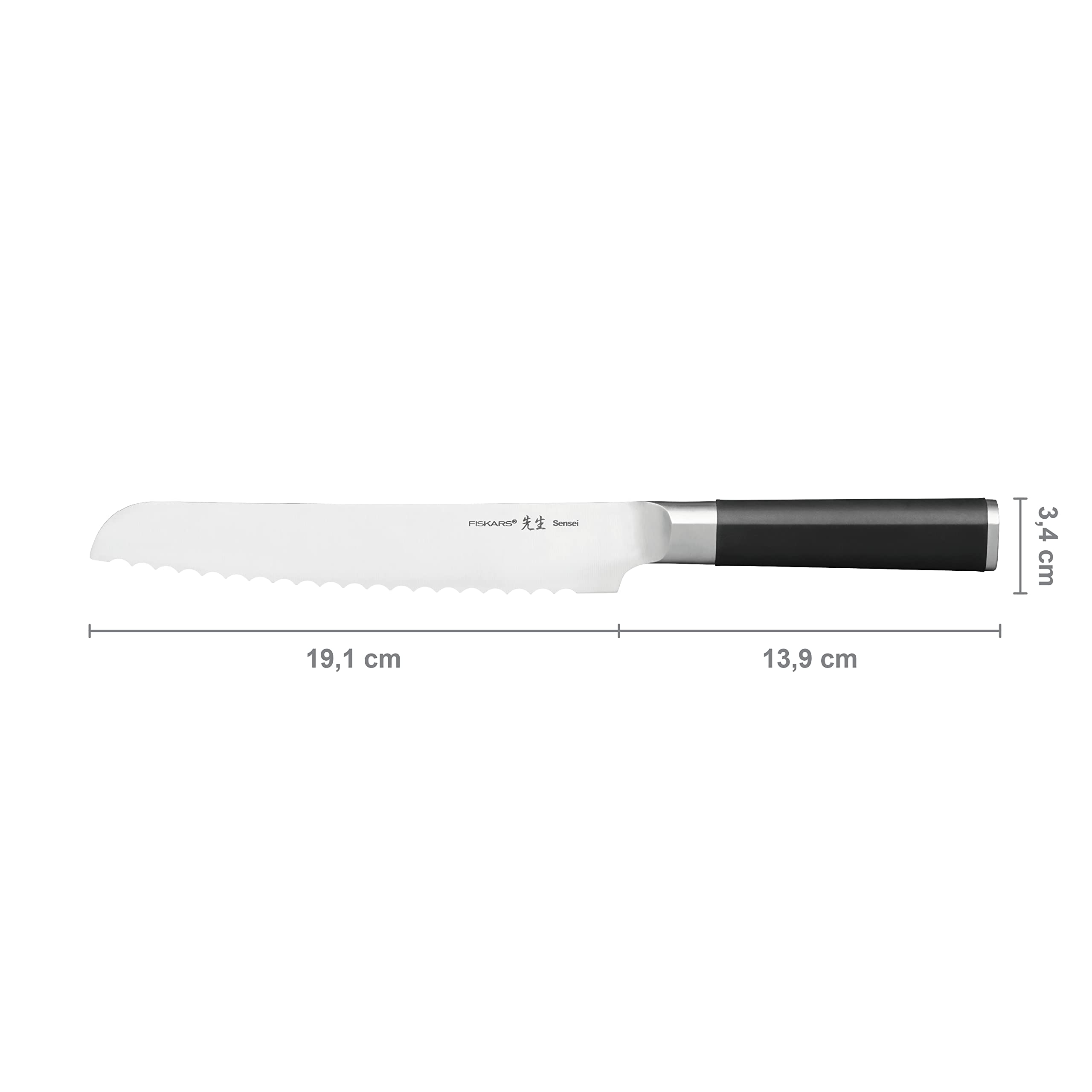 Wüsthof Ikon dubbel gekarteld broodmes 23 cm | Voordelig kopen bij