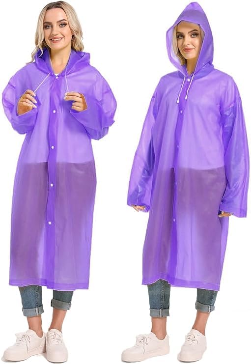 Image of Unisex Adults EVA Waterproof Rain Coat 1Pc