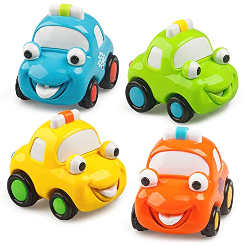 ALASOU Juguetes de coche de dibujos animados para niños de 1 2 a 3 años | Juguetes para niños de 1 a 2 años | Regalos de 1 año | Regalos de primer cumpleaños para juguetes de bebé de 12 a 18 meses Cover