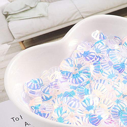 ALENAOO 7mm Little Sea Shell Pailletten Glitter Paillettes für Nail Art Maniküre Nähen Hochzeitsdekor Confetti… – Bild 4
