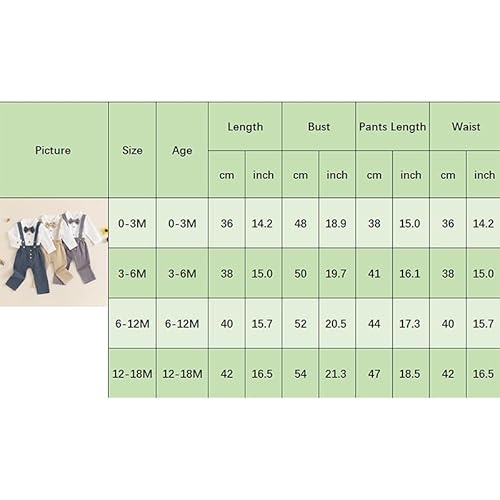 Baby Jungen Taufanzug 3 Teiliges Gentleman Bekleidungssets Langarm Krawatte Hochzeit Shirt+Elastische Taille Overall Hosen Jungen Festliches Gentleman Baumwolle Outfit (Beige, 6-12 Monate)