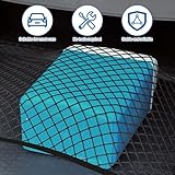 Yimomoyi Gepäcknetz Auto, Kofferraumnetz mit 4 Haken, Kofferraum Netz 60 x 40 cm Erstreckt Sich auf 120 x 80 cm, Gepäcknetz Wohnmobil, Trennnetz Gepäckfixierung, Elastisches Netz für die Meisten Autos