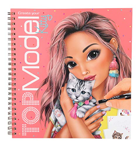 Top Model CREA tu Libro de Colorear Kitty, TOPModel (0010469), Multicolor (DEPESCHE 1)