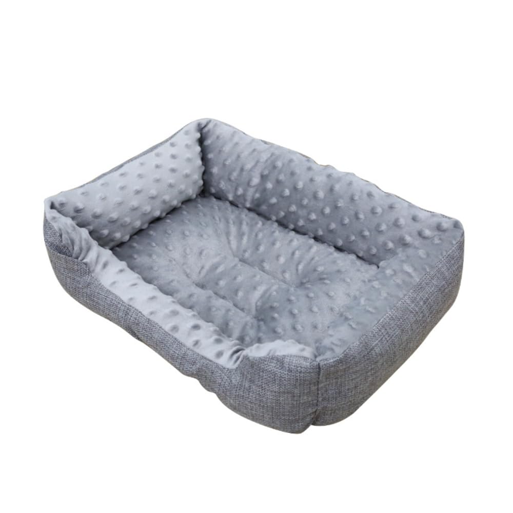 Large Dog Bed with Non-Slip Bottom Waterproof Orthopedic Cushion Machine Washable Rectangle Pet Mat - Thick Cozy Bed