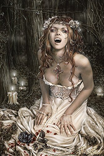 Affiche Victoria Francés Vampire grand poster gothique 61X91 cm chambre