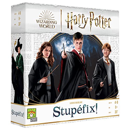 Asmodee - Harry Potter : Stupéfix ! Jeu de Société pour Adultes et Enfants dès 8 Ans - Jeu de Cartes - Jetez des Sorts à Vos Adversaires - avec 8...