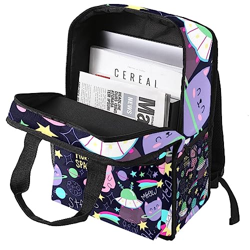 Sac à dos pour garçons chat multicolore pour toutes les aventures - 3