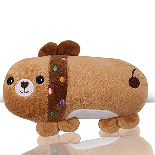 KUTKUT Cute Pet Dog Cat Plush Squeak Sound Dog Toys Funny Fleece Durability Chew Molar Toy Fit for All Pets (Bear) (B096G32NL4) Amazon Price History, Amazon Price Tracker