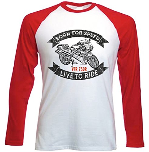 TEESANDENGINES Men's Honda VFR 750R Tshirt con