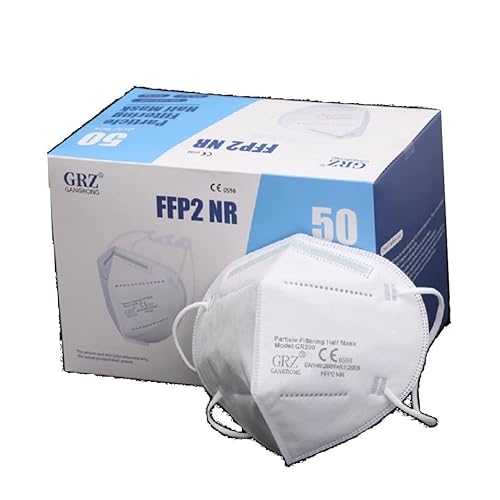 GRZ Gangrong 100 x FFP2 Maske faltbare Atemschutz Mundschutz Nasenschutz Maske CE Zertifikat geprüft GR200 Cover
