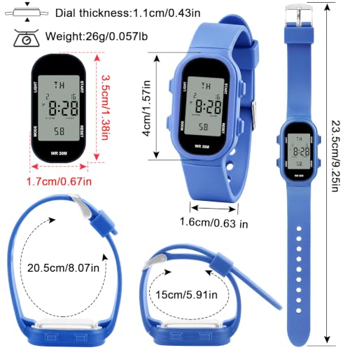 Image of Juboos Kids Watch Digital Waterproof Wristwatch for Boys Girls Age 7-16 | Sport Outdoor with Night Light , Alarm Clock, Stopwatch