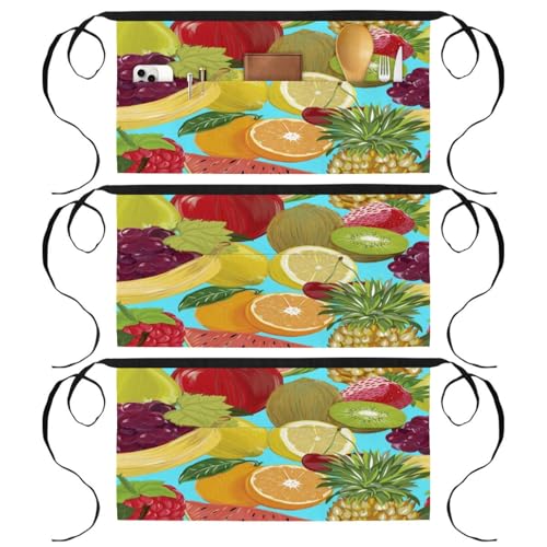 Demi-tablier de cuisine à poches pour un nettoyage de la maison serein