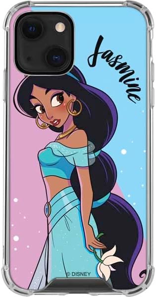 Skinit Clear Phone Case Compatible with iPhone 14 - Officially Licensed Disney Jasmine Design