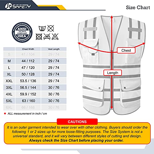 JKSafety - Gilet Alta Visibilità Giallo (XL)