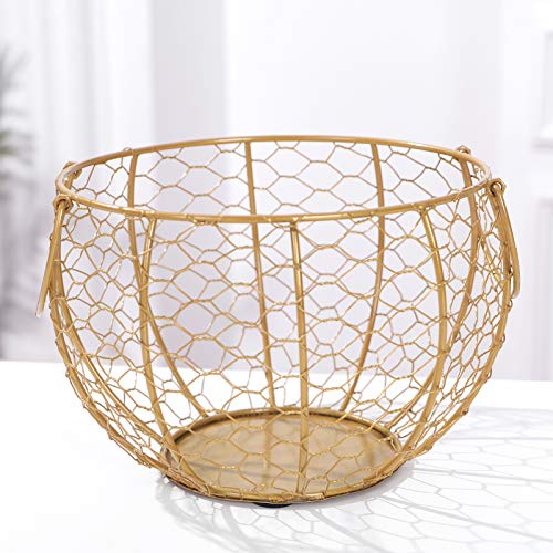 Image of Ixora Ceramic Rooster Egg Basket (Green)