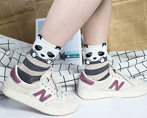 5 Paia Calze Animali da Donna Calzini da