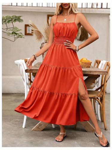 Image of BEAUDRM Women's Summer Maxi Dresses Boho Dresses Beach Vacation Sundresses | Fall Wedding Guest Dress, Summer Dresses for Women, Vacation Summer Outfits, Flowy Dresses