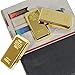 ZAHEPA Pack of 3 Fake Gold Bar Paperweights for Office Desk – Luxury Gift for Men & Women, Stylish Birthday & Anniversary Present, Elegant Jewelry Shop Decor (3.15