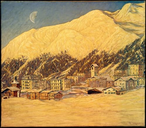 Affiche Toile Davos haut de gamme portrait artistique reproduction 60x90cm