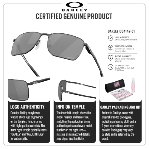 Image of Oakley EJECTOR OO4142 Rectangle Sunglasses With Official Eyewear Kit | Men's Sunglasses