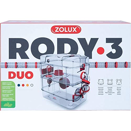 Zolux Käfig für Hamster, Mäuse, Rennmäuse, 3 Zoll, 1 Stück (1er Pack)