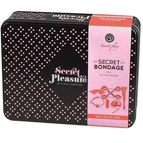 Secret Play S392 pack de 8 piezas rojo: rompe la rutina íntima con total complicidad y confort
