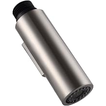 7Trees Pull Down Spray Head for Kitchen Faucet, 2-Function Bathroom Faucet Replacement Head, Water Nozzle, 1.8 GPM G1/2 Pull-Out Spray Nozzle, 0.8inch Connector Brushed Nickel