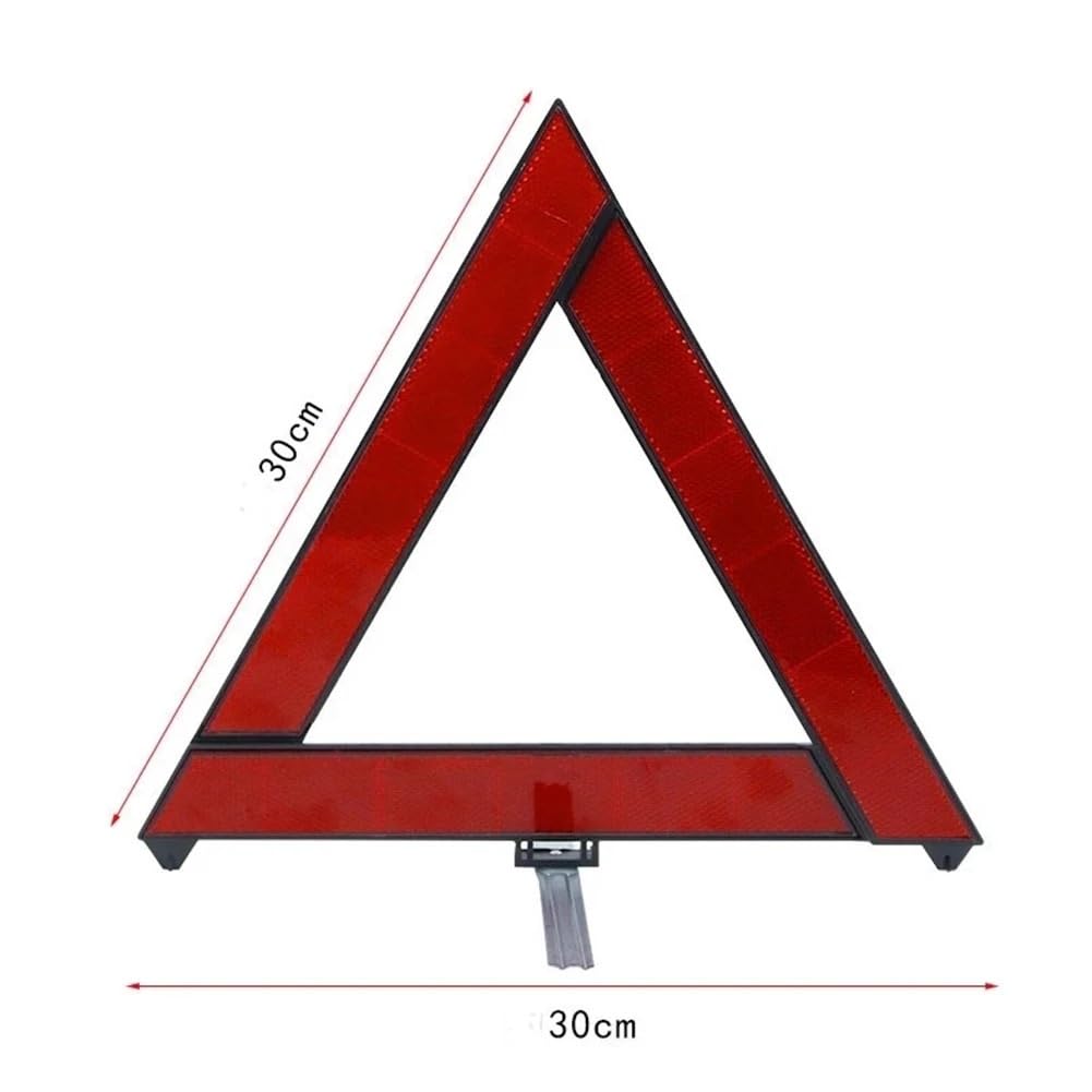 Warndreieck Warndreieck, Auto, faltbar, reflektierendes Stativ, für Nacht, Verkehrssicherheit, stehend, Reflektorschild(10PCS)
